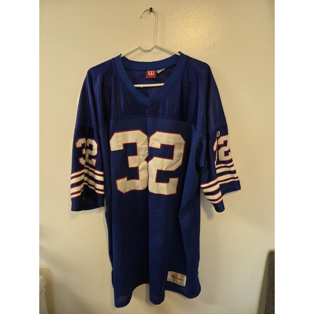 VINTAGE WILSON BUFFALO BILLS #32 OJ SIMPSON FOOTBALL JERSEY XXL